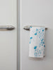 Turquoise Oak Leaf & Acorn Tea Towel