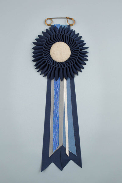 Dark Navy Rosette