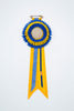 Small Yellow and Blue Rosette