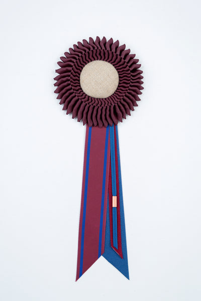 Small Burgundy Rosette