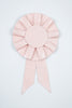 Small Pale Pink Leather Rosette