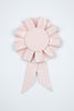 Small Pale Pink Leather Rosette