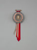 Red & Beige Rosette