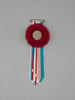 Dark Red Rosette