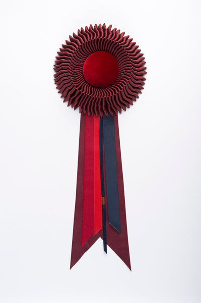 Medium Burgundy Rosette