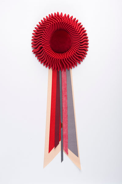 Medium Red Rosette