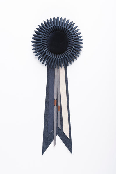 Small Dark Denim Rosette