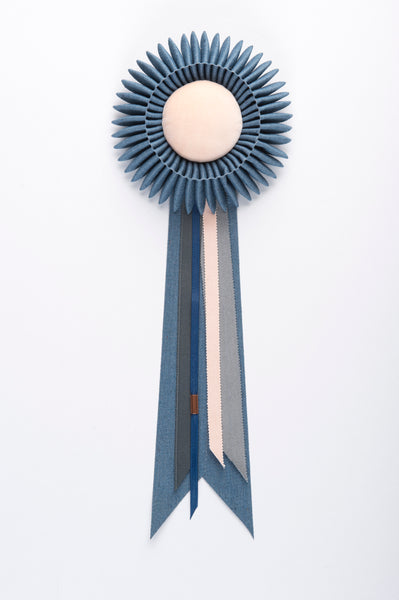 Small Denim Rosette