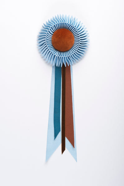 Small Light Blue Rosette